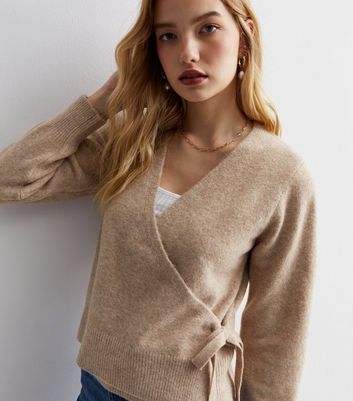 Knitted shop wrap jumper