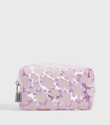 Skinnydip Lilac Floral Wash Bag