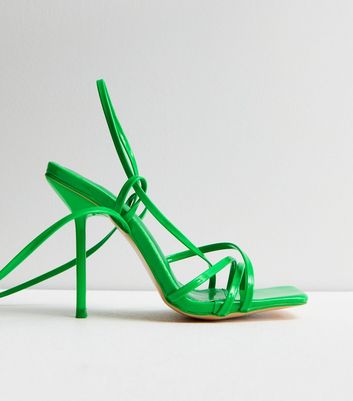 Destiny Sandal 90mm In Green – Victoria Beckham US