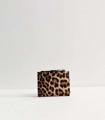 New look leopard on sale print clutch bag