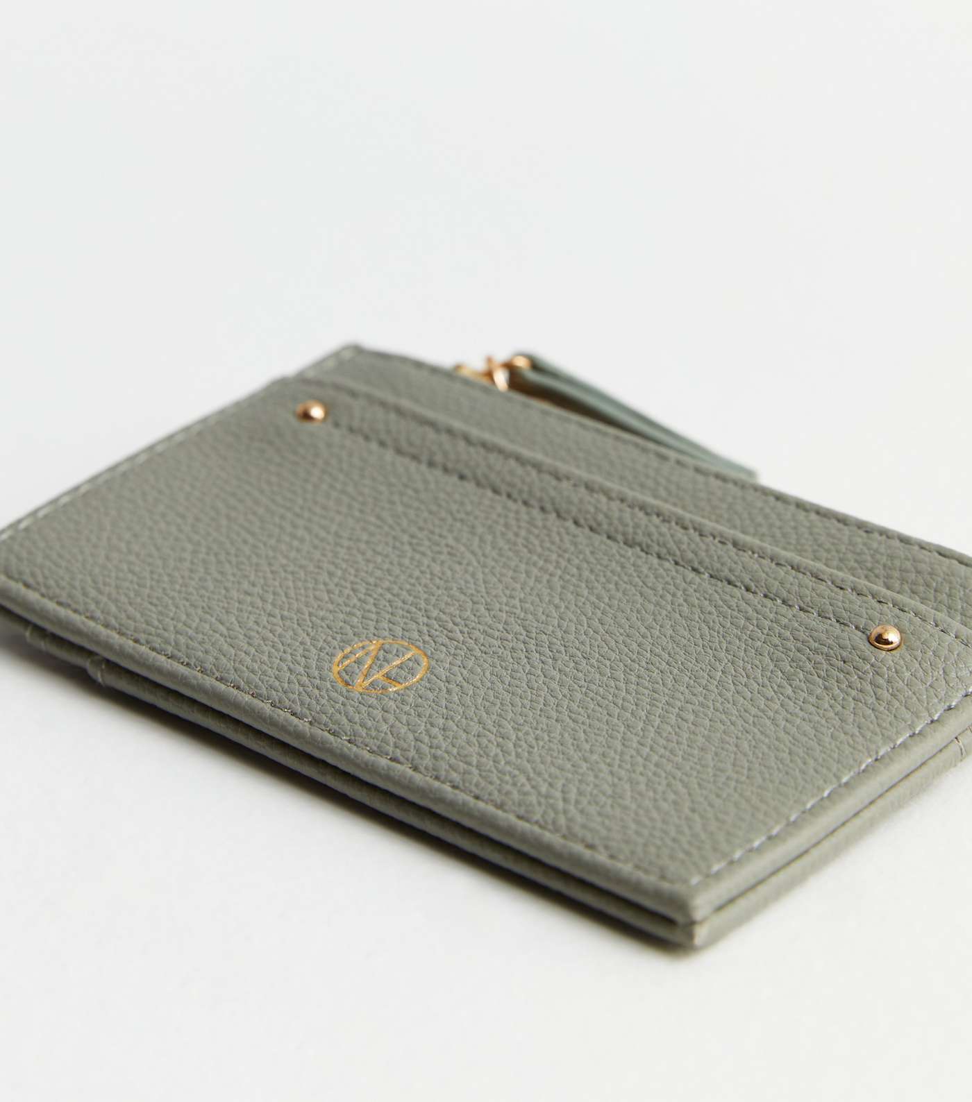 Light Green Leather-Look Card Holder Image 3