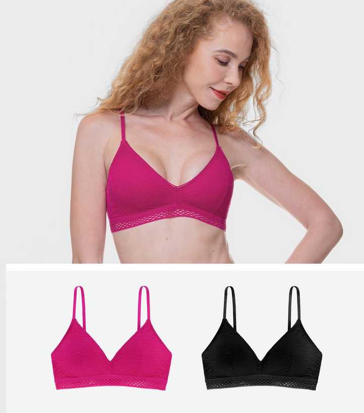 https://media2.newlookassets.com/i/newlook/872210399/womens/clothing/lingerie/dorina-2-pack-pink-and-black-bralettes.jpg?strip=true&qlt=50&w=720