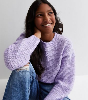 Girls wool clearance jumper