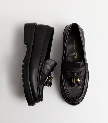 New look leather store loafers