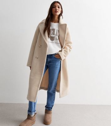 New look hot sale cream coat