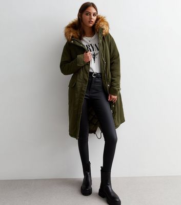 New look 2025 khaki parka