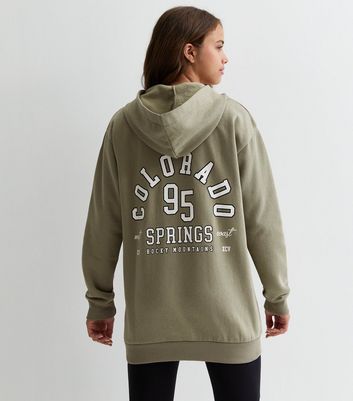 Hoodie longline on sale