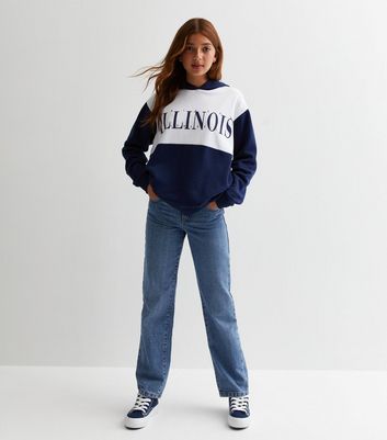 Girls navy sale hoody