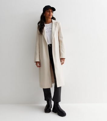 Long coat cream hotsell