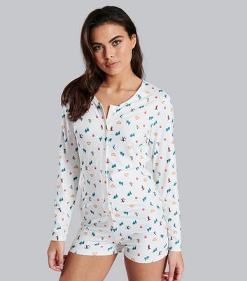 Playsuit pyjamas ladies new arrivals