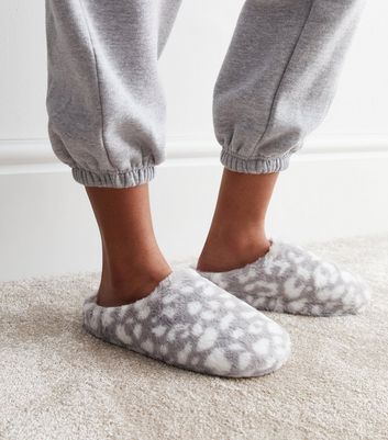 Faux fur 2024 mule slippers