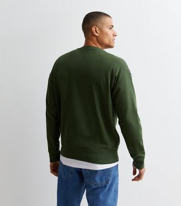 Khaki 2024 mens sweatshirt