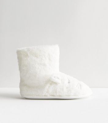 White store boot slippers