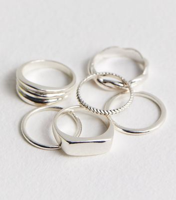 New look sale silver rings