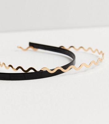 Black and gold sale headband