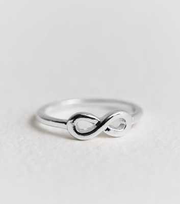 Silver Plated Infinity Ring