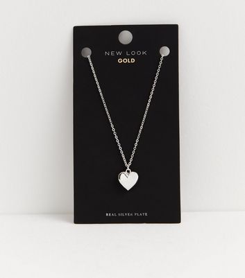 New look deals silver necklace