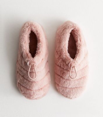 Fur discount ballerina slippers