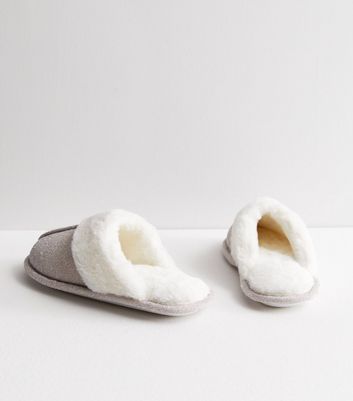 Sparkly mule sale slippers