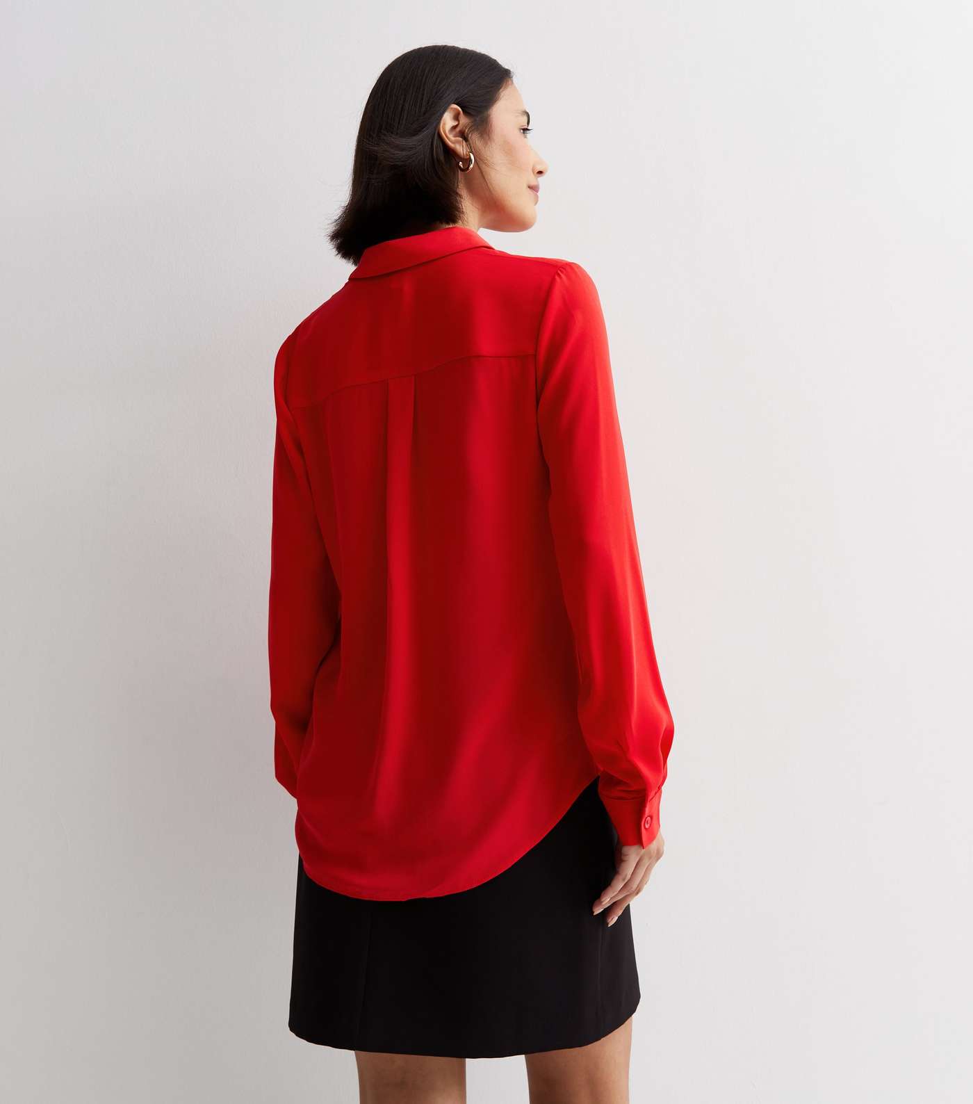 Red Long Sleeve Shirt Image 4