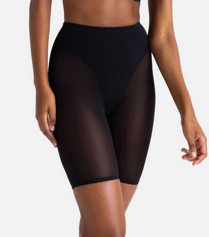 Womens Black Seamless Shaper Shorts
