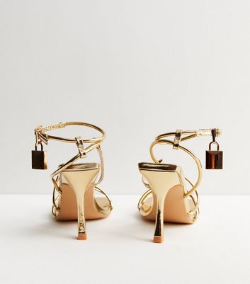 Zara gold hotsell sandals heels