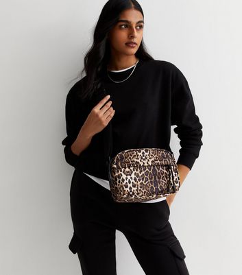 Leopard print 2025 over shoulder bag