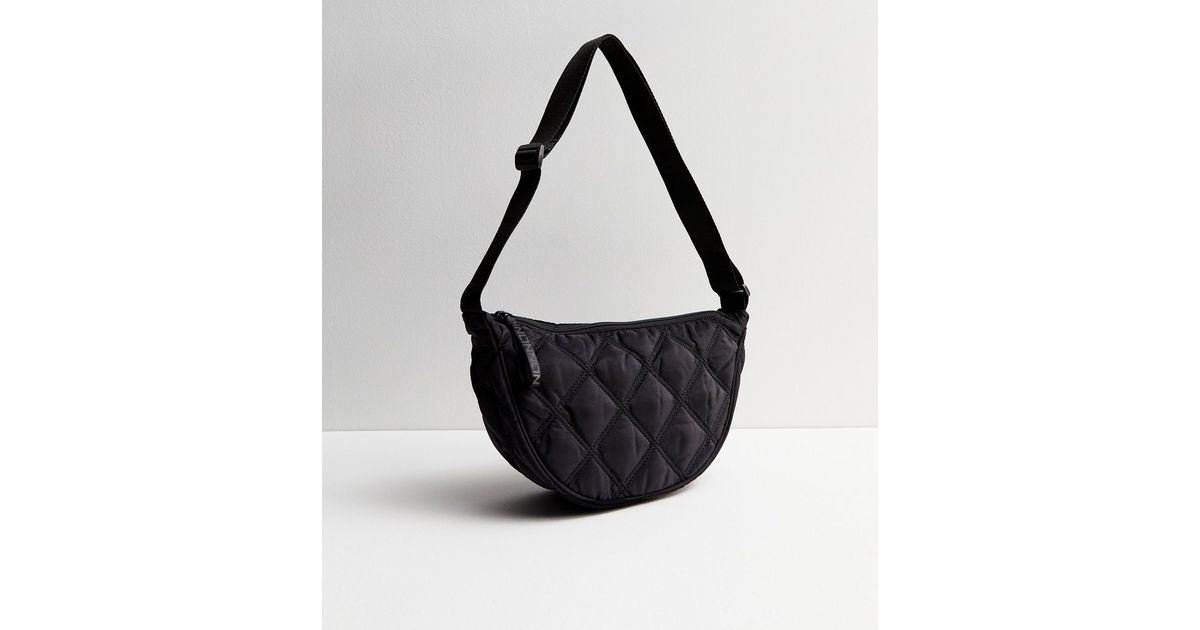 Loo Loo Designs - CrossBody Hand Knit Bag Black Cream main image 0