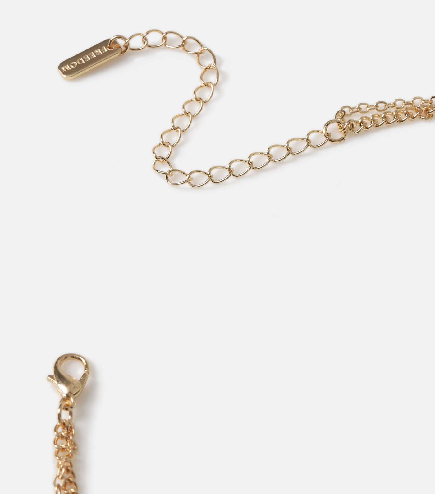 Freedom Gold Beaded Layered Necklace Image 3