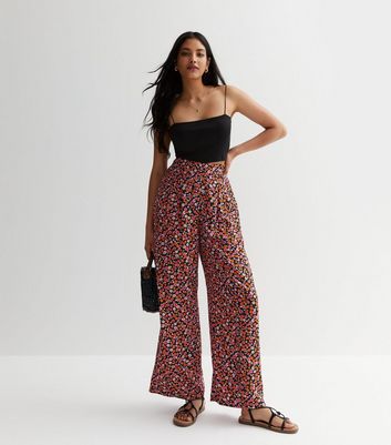 Buy RARE Floral Regular Fit Polyester Womens Casual Trousers | Shoppers Stop