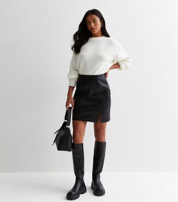 Black work outlet skirts new look