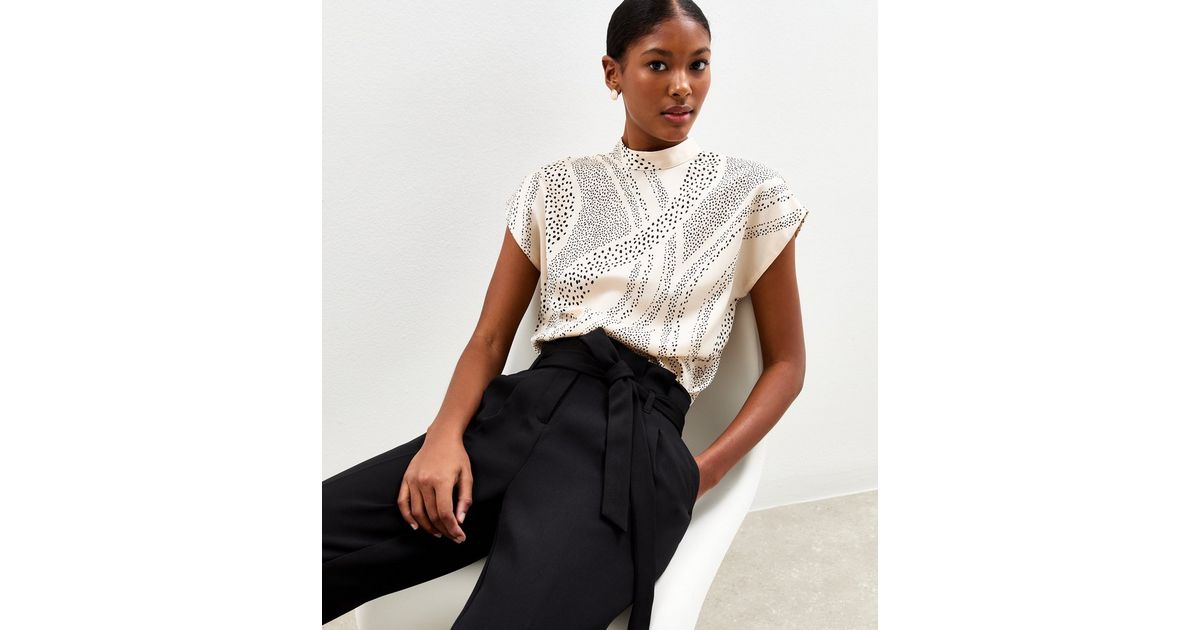 Plt Paper Bag Skinny Trousers Perlita Paperbag Trousers Skinny