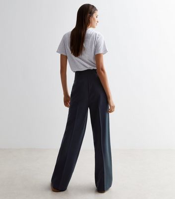 Black Weirds Line Slacks (navy)