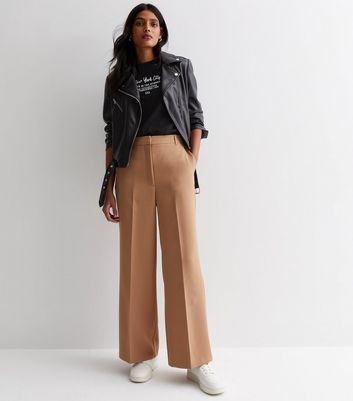 Wide trousers - Greige - Ladies | H&M IN
