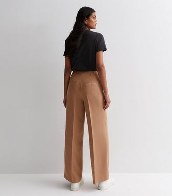 Olive Wide Leg Trousers | New Look
