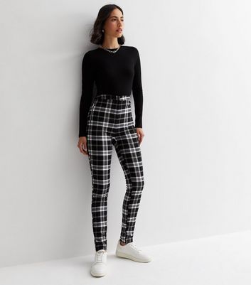 Tartan high 2024 waisted trousers