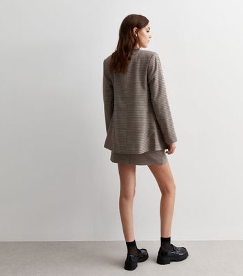 Grey heritage check outlet blazer dress