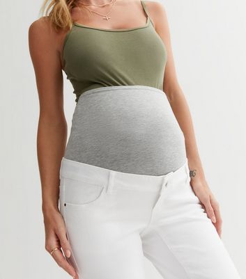 Mamalicious Maternity White Slim Fit Jeans New Look