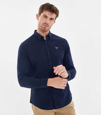 Khaki Muscle Fit Oxford Shirt