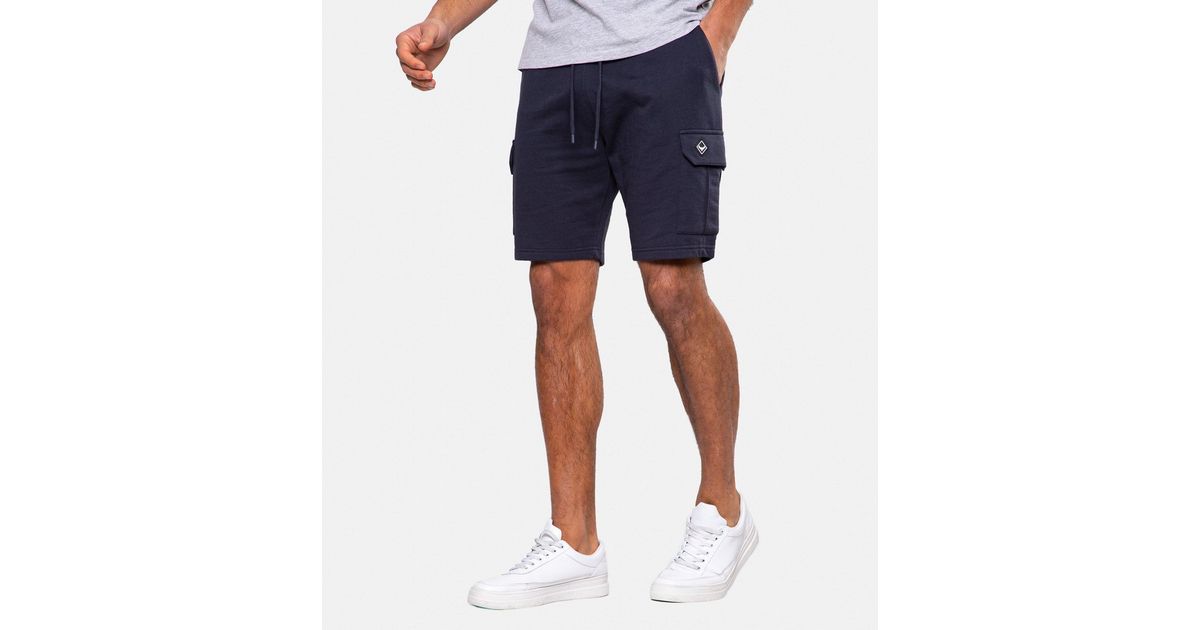 Threadbare Navy Cargo Shorts New Look