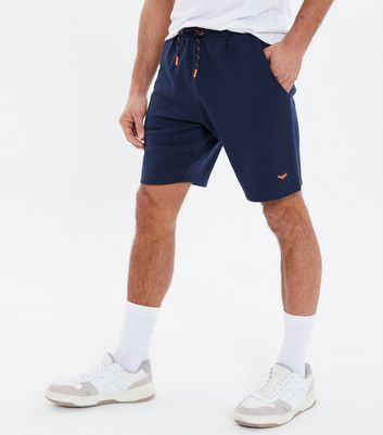 Navy fleece 2024 shorts mens