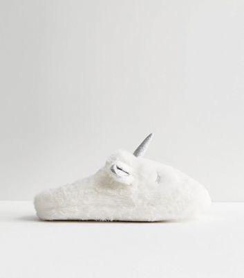 Fluffy store mule slippers