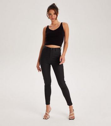 New look coated on sale jeggings