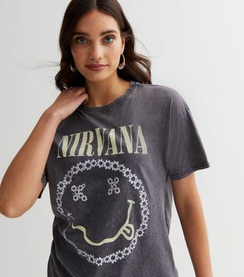 Nirvana t 2024 shirt femme