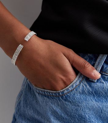 Diamante on sale cuff bracelet