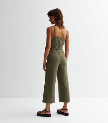 New look sale khaki jumpsuit