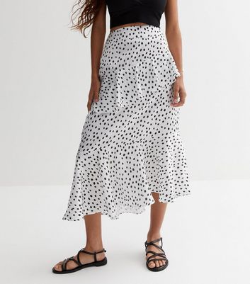 Polka dot shop skirt petite