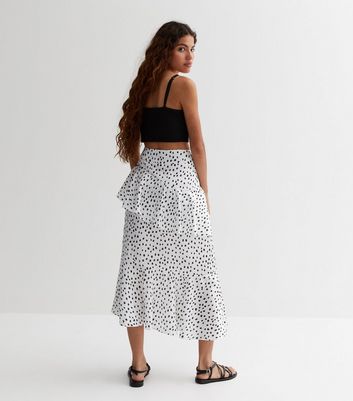 Polka dot 2025 skirt petite