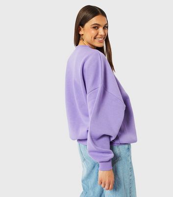 Purple on sale disney sweatshirt