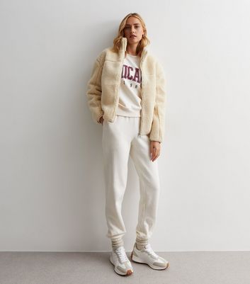 New look clearance cream teddy coat